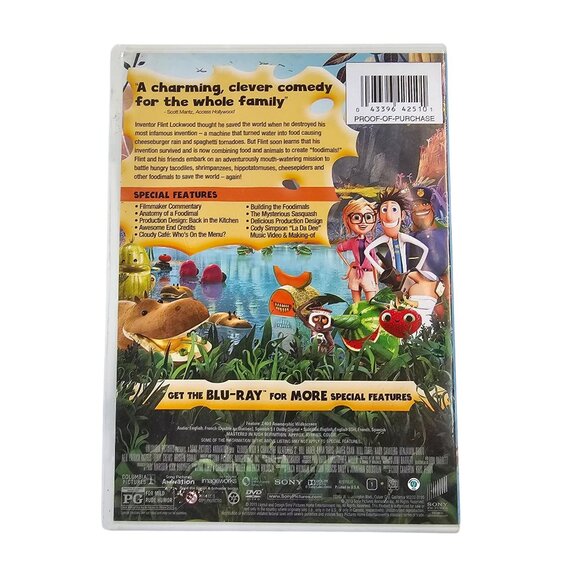 Planet 51 Dwayne Johnson Cloudy With A Chance Of Meatballs 2 DVD Movie Bundle - Picture 10 of 12